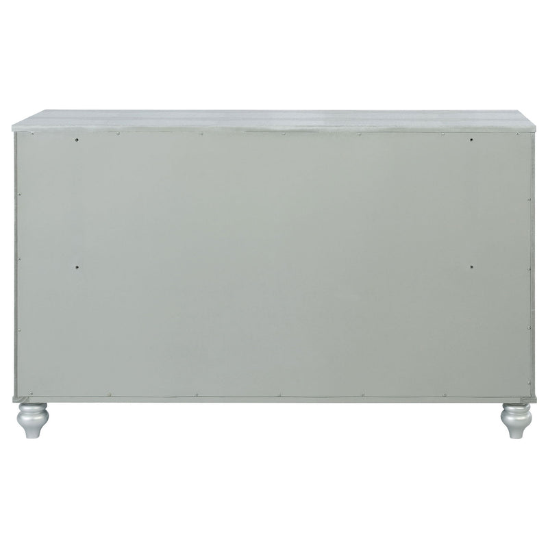 Arabesque - 6 Drawer Dresser - Silver