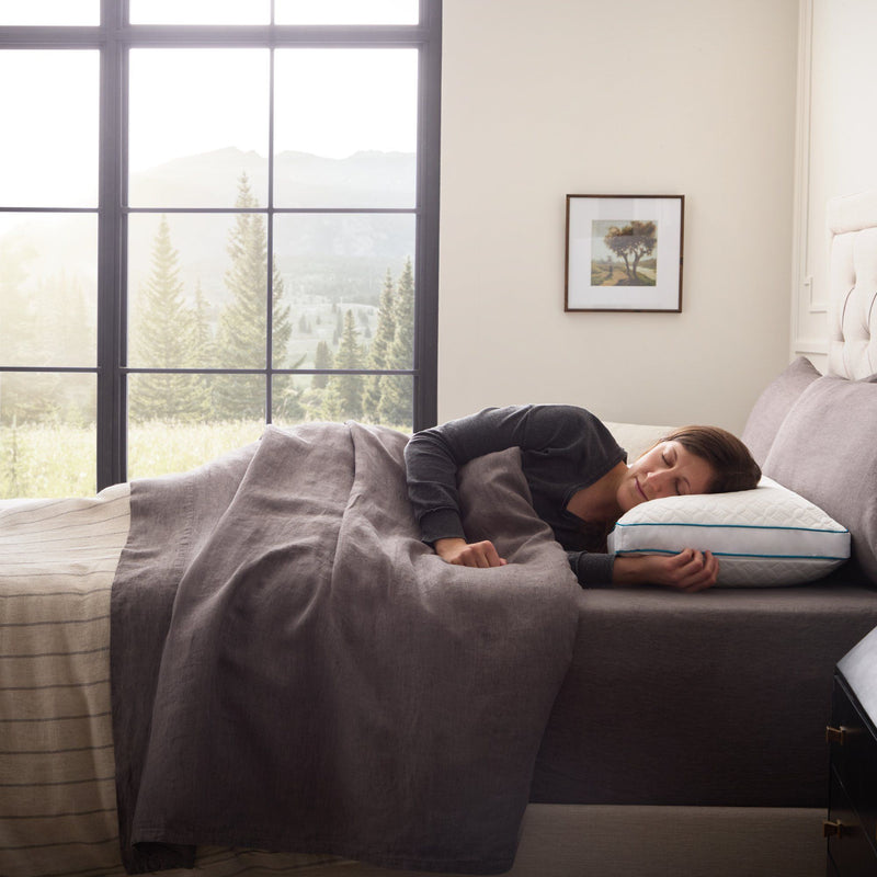 Malouf - Shoulder Cutout Foam & Fiber Pillow With PE Cover