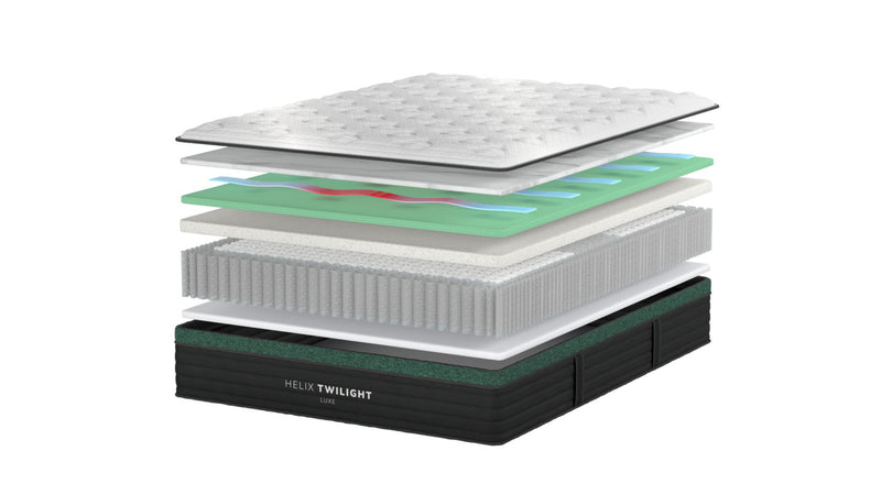 Helix Twilight Luxe with GlacioTex Cooling Cover and CoolForce Layer