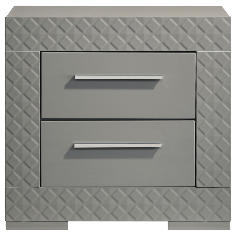 Pierce - 2 Drawer Nightstand, Bedside Table