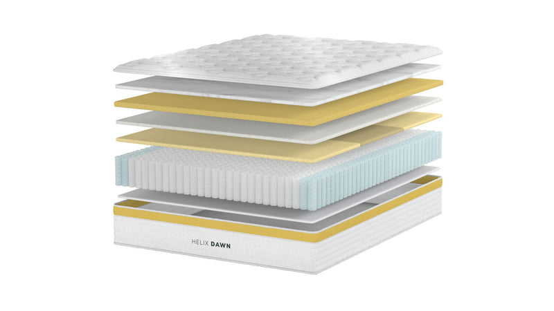 Helix Dawn Core with GlacioTex Cooling Pillow Top and ErgoAlign Layer