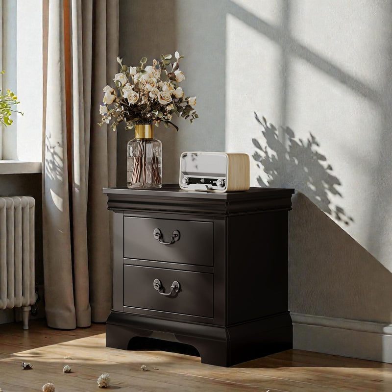 Nightstand With 2 Drawers