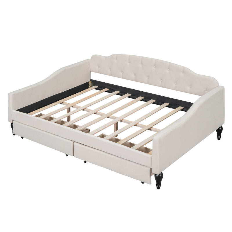 Upholstered Tufted Daybed