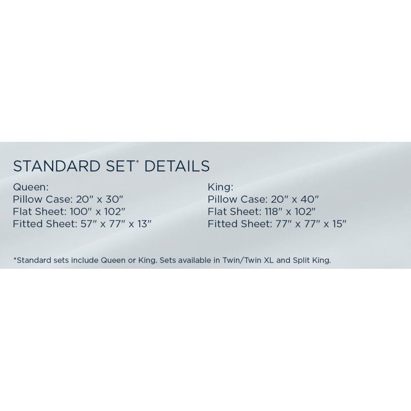 Linens - Tempur Rayon from Bamboo Sheet Set - Sleepy Blue