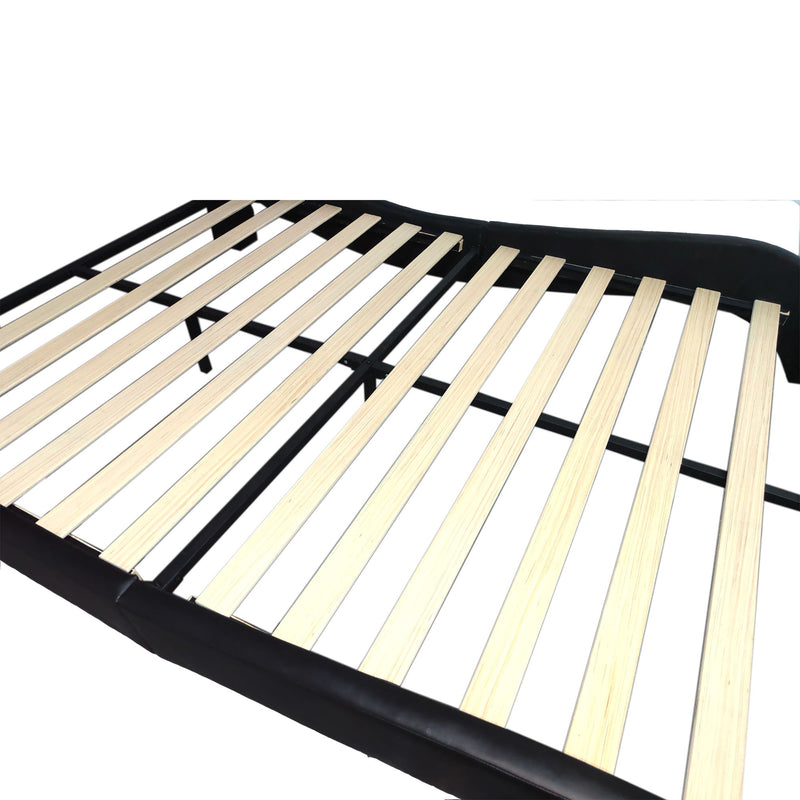 Platform Bed Frame With LED Lighting, tooth Music, Vibration Massage