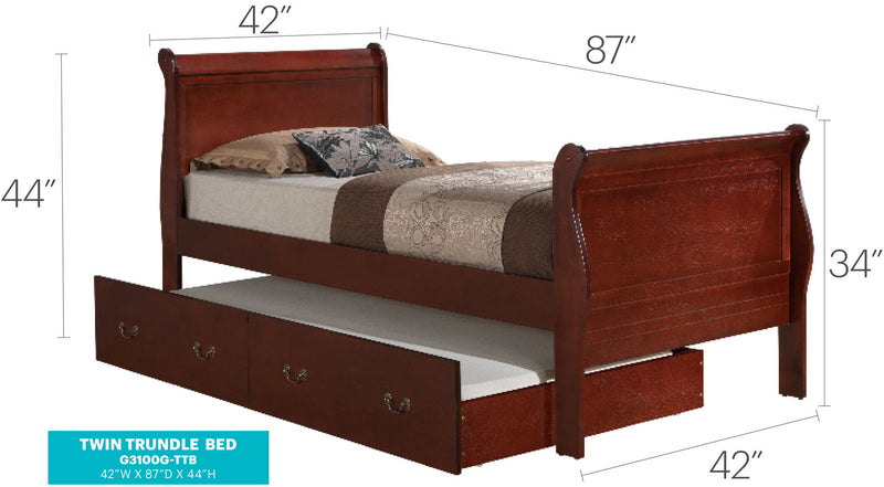 Elegant Trundle Bed With Timeless Charm