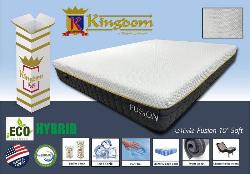 Kingdom Fusion 10" Soft Mattress