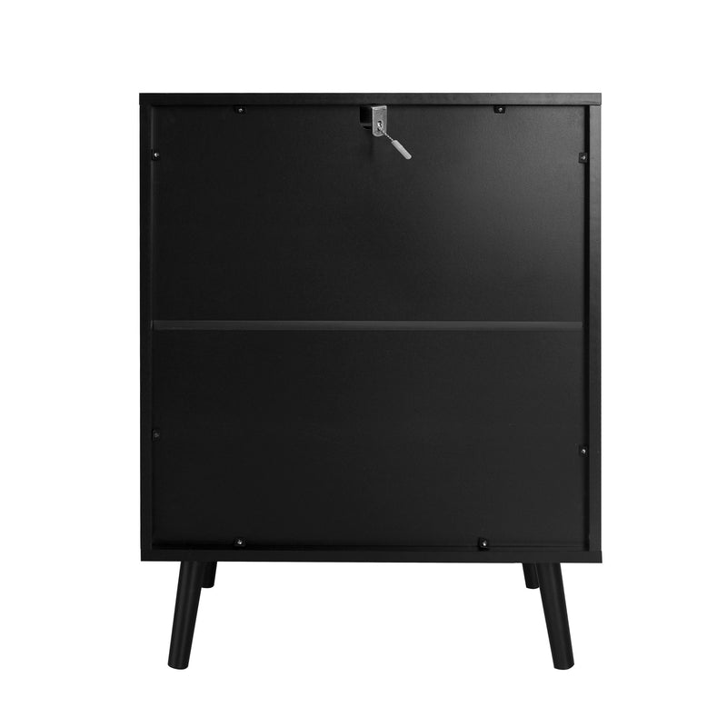 3 Drawer Cabinet, Suitable For Bedroom - Black