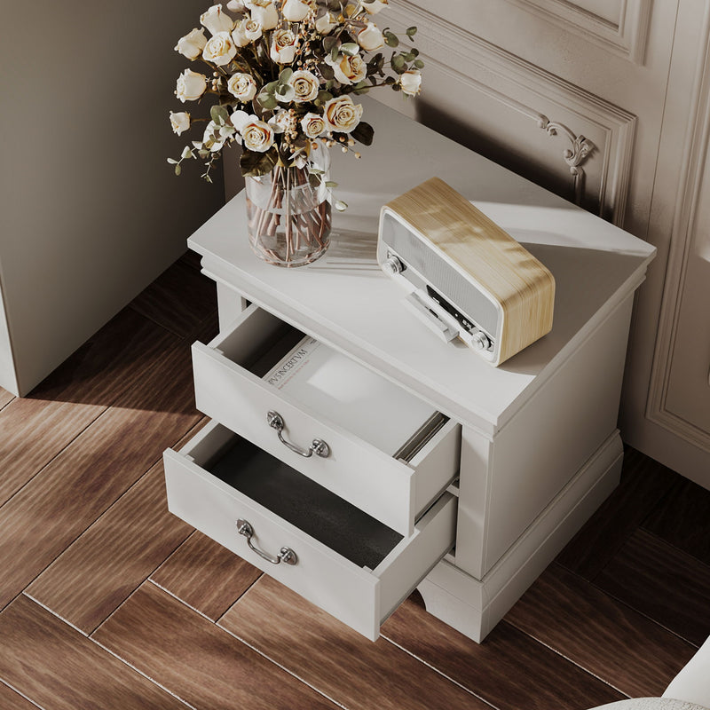 Nightstand With 2 Drawers