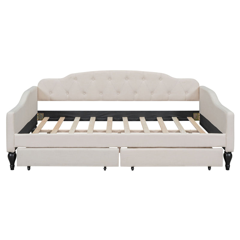 Upholstered Tufted Daybed