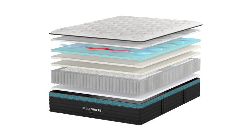 Helix Sunset Luxe with GlacioTex Cooling Cover and CoolForce Layer
