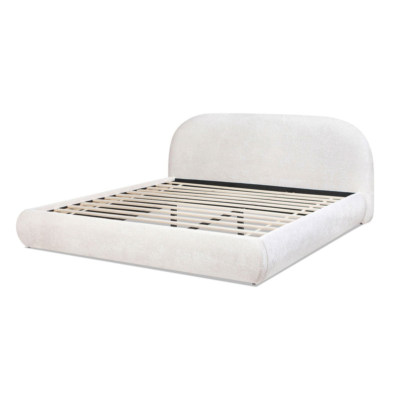 Archie Puffy Grounded - Upholstered Platform Bed