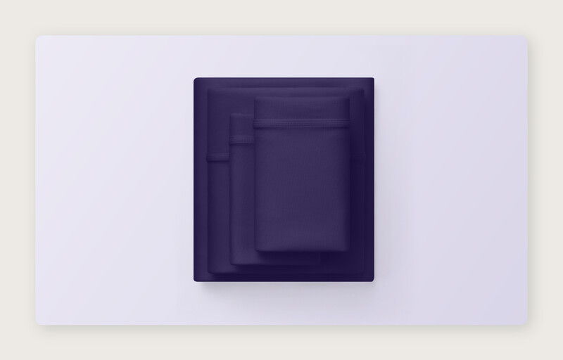 Purple SoftStretch Sheet Set