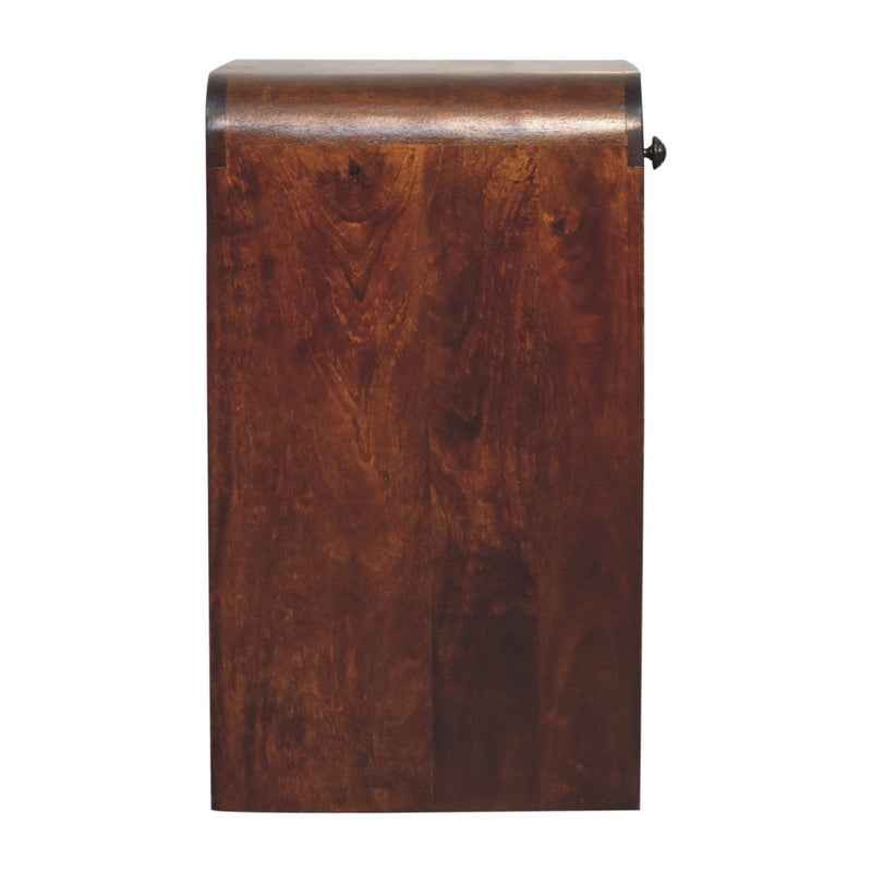 Arvessa - Open Bedside Table - Dark Brown
