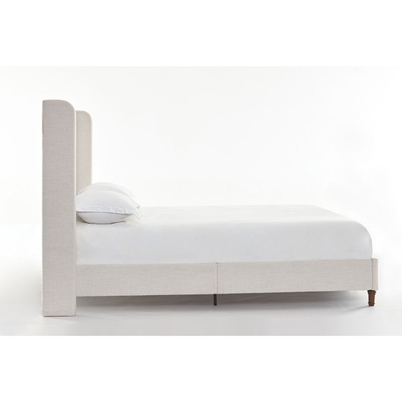 Harper - Tall Headboard Upholstered Bed / High Headboard / Elegant Simplicity / No Box Spring Needed