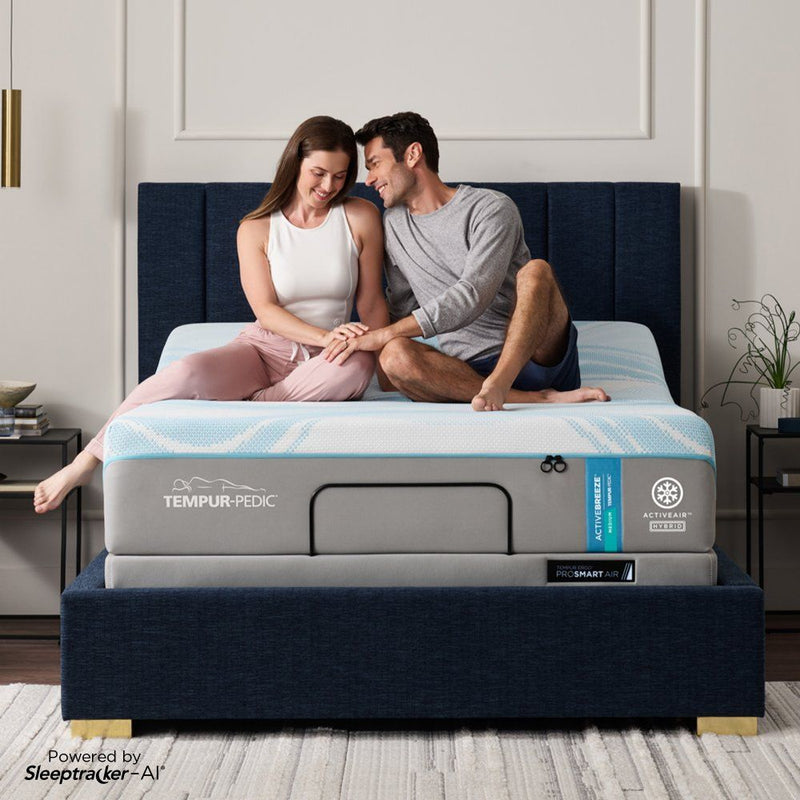Tempur-Breeze - Tempur-ActiveBreeze Medium Hybrid Mattress - Twin Long