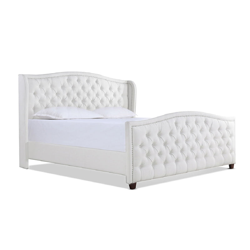 Marcella - Upholstered Shelter Headboard Bed