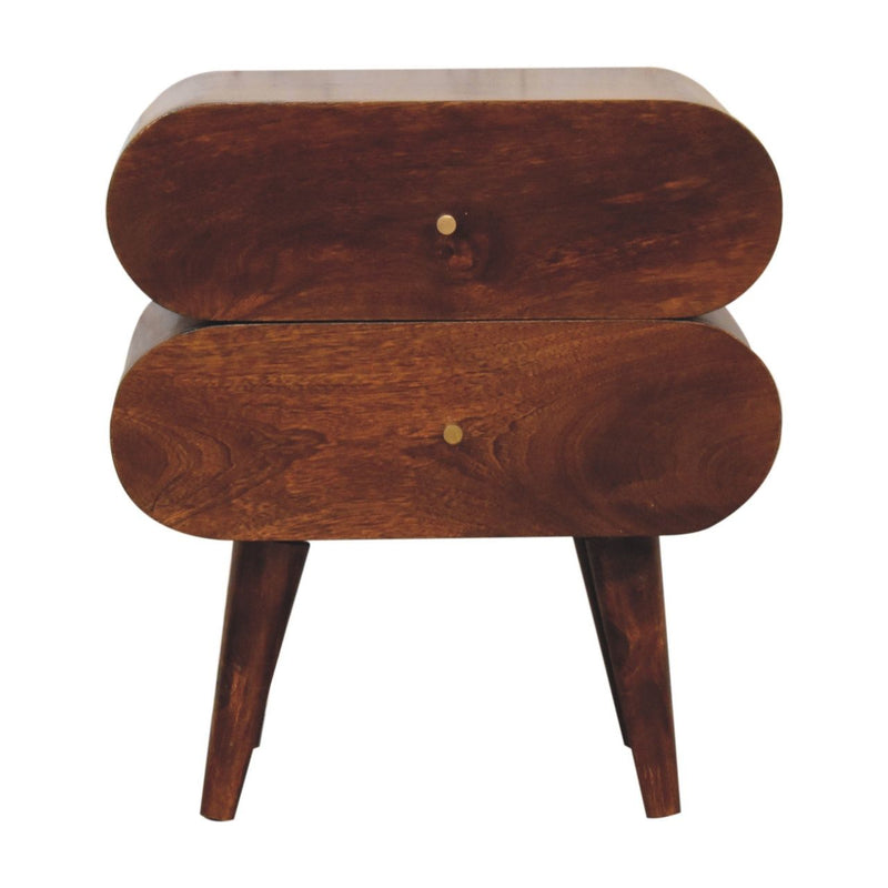 Bubble Nightstand - Brown