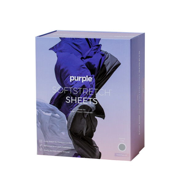 Purple SoftStretch Sheet Set