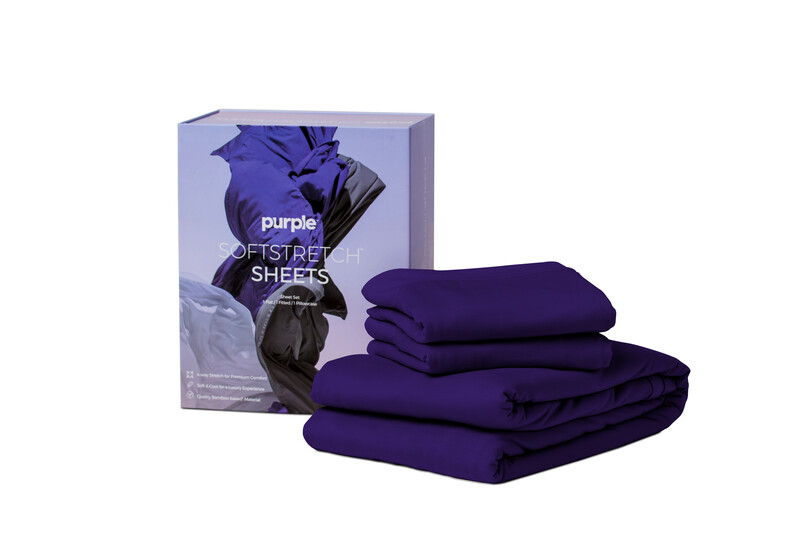 Purple SoftStretch Sheet Set