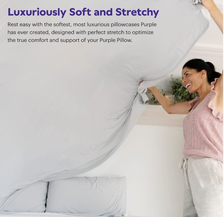 Purple SoftStretch Sheet Set