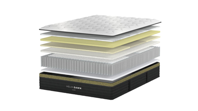 Helix Dawn Luxe with GlacioTex Cooling Cover and ErgoAlign Layer
