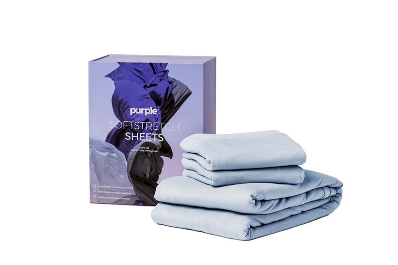 Purple SoftStretch Sheet Set