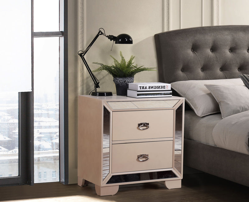 Contemporary Nightstand With Versatility