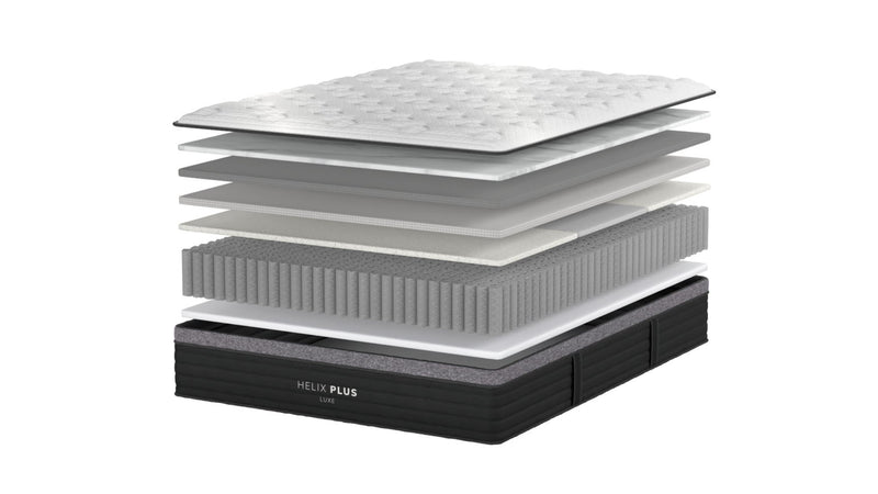 Helix Plus Luxe with GlacioTex Cooling Cover and ErgoAlign Layer