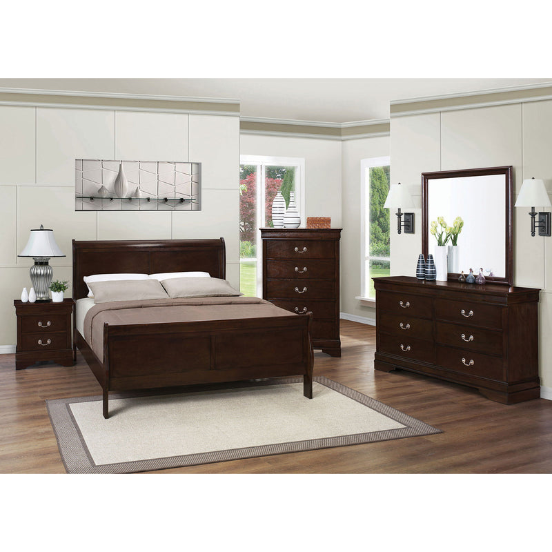Janson - 5 Drawer Bedroom Chest - Cappuccino