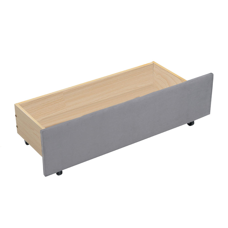Upholstered Daybed With Ergonomic Design Backrest