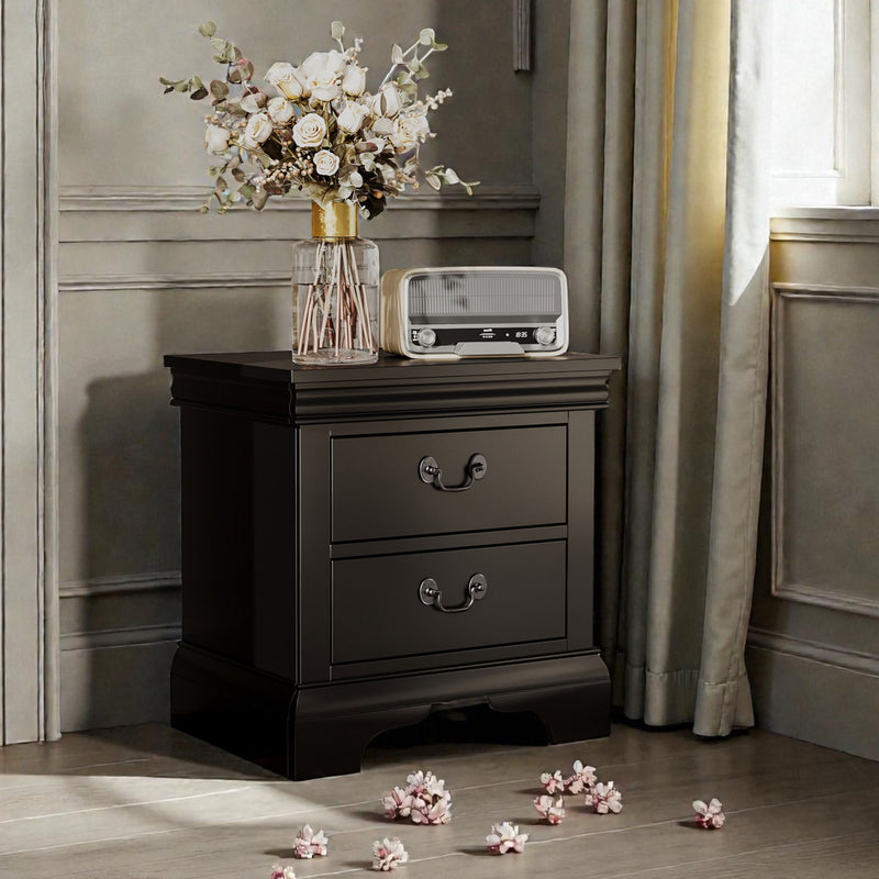 Nightstand With 2 Drawers