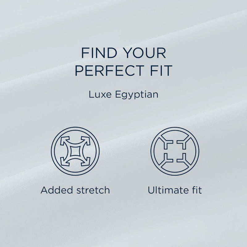 Linens - Tempur Luxe Egyptian Cotton Sheet Set - Cool Gray
