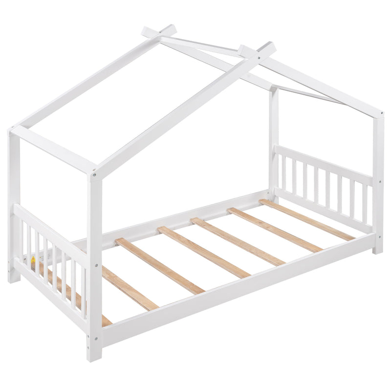 House Platform Bed With Headboard And Footboard, Roof Design