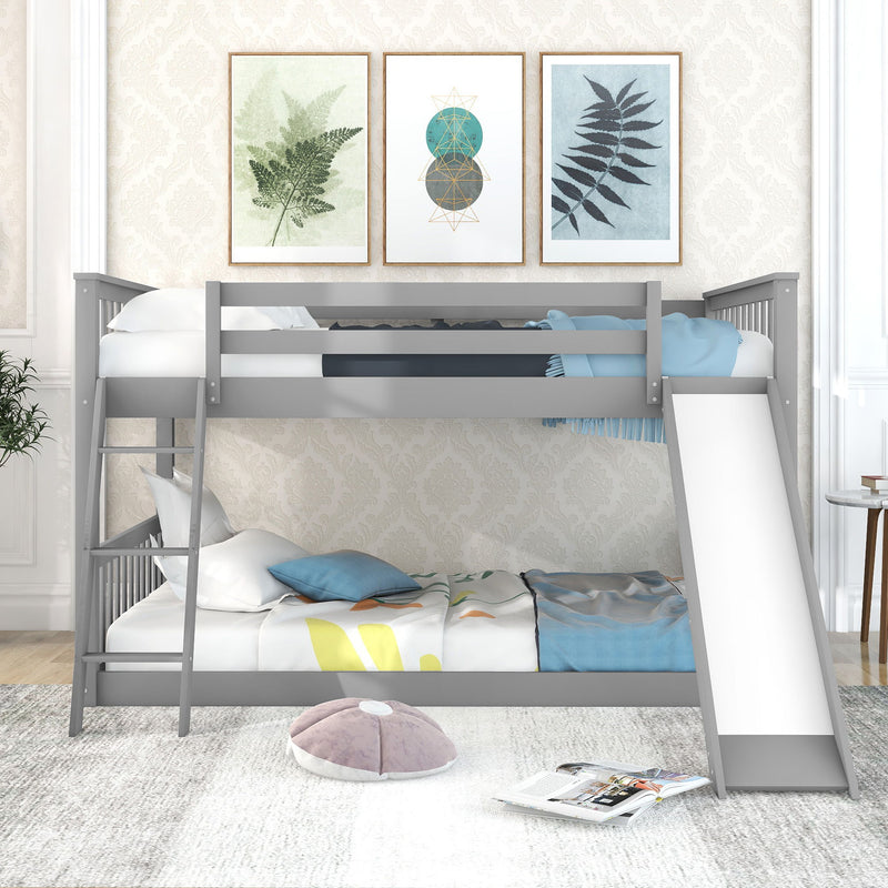 Bunk Bed & Convertible Slide And Ladder