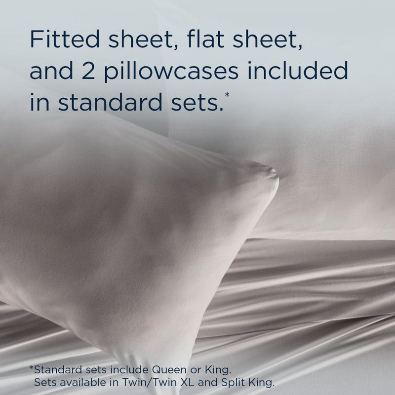 Linens - Tempur Rayon from Bamboo Sheet Set - Cool Gray