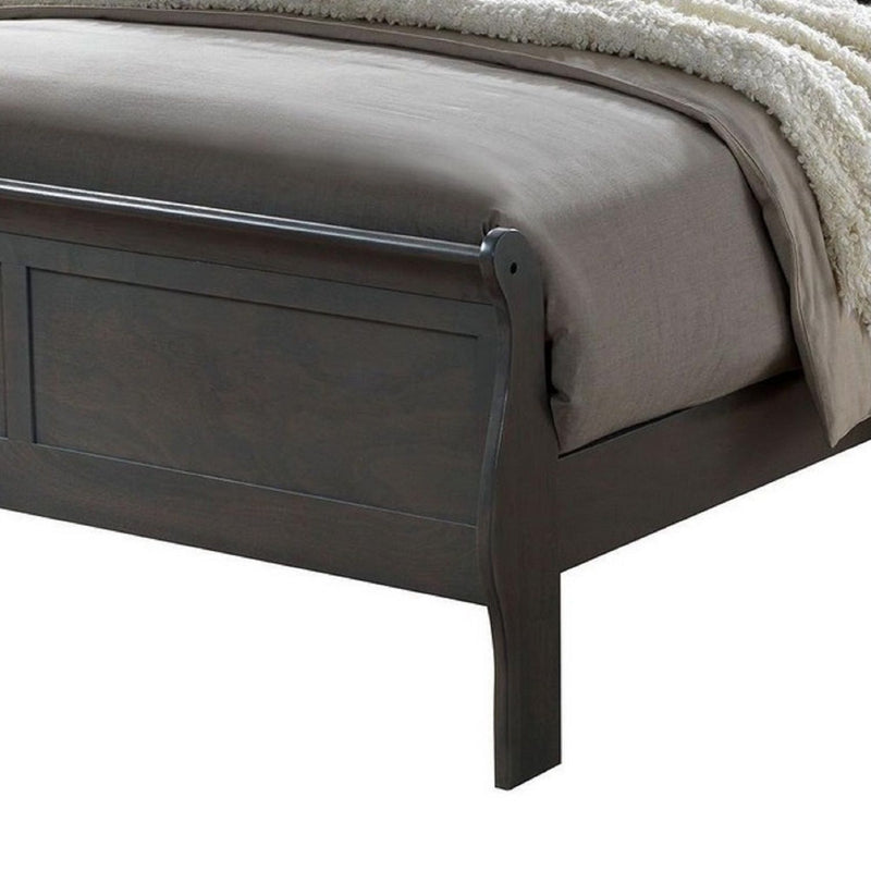 Louis Phillipe Sleigh Bed