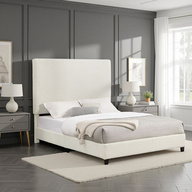 Upholstered Headboard Platform Bed