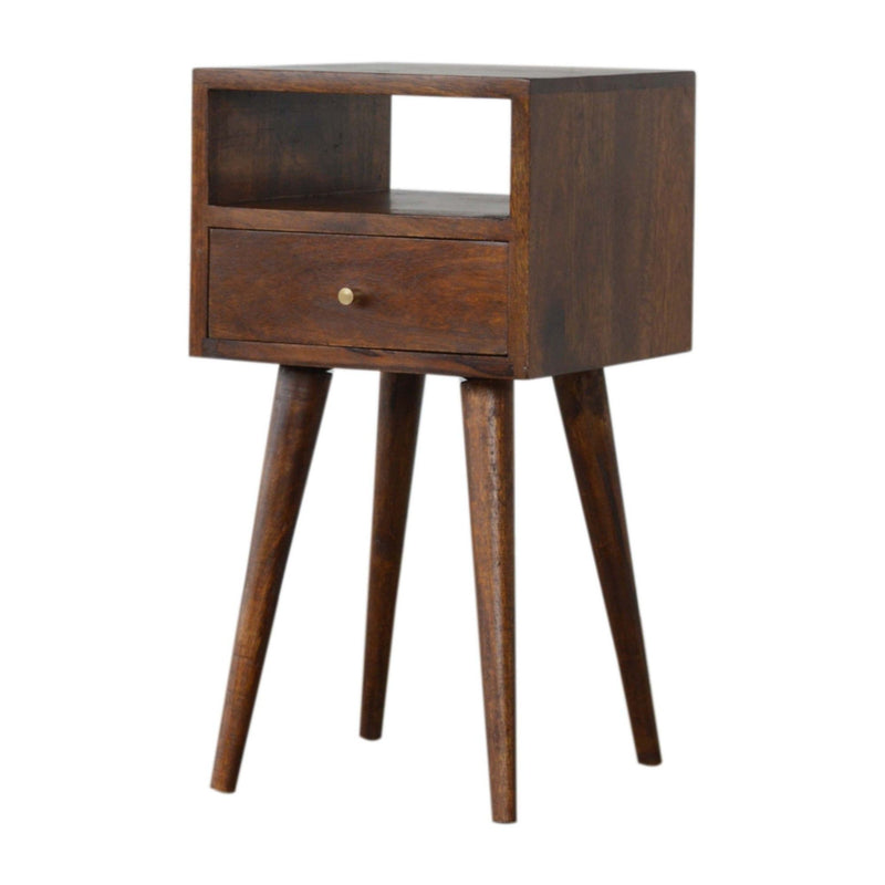 Solid Wood Mini Nightstand