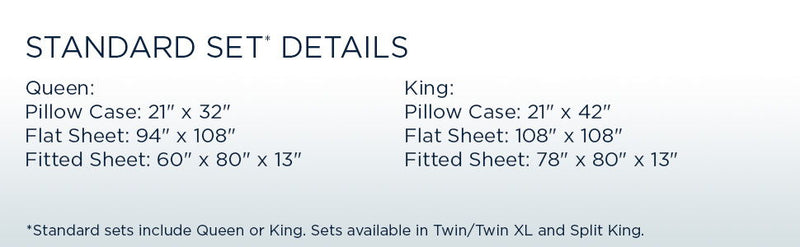 Linens - Breeze Cooling Sheet Set - Split Head King