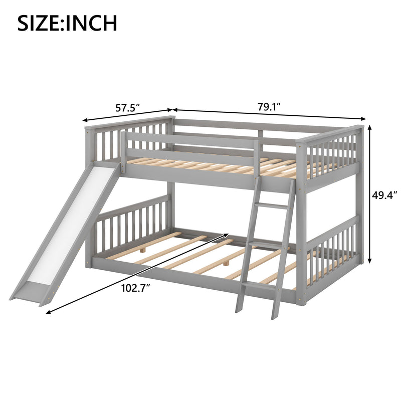 Bunk Bed & Convertible Slide And Ladder