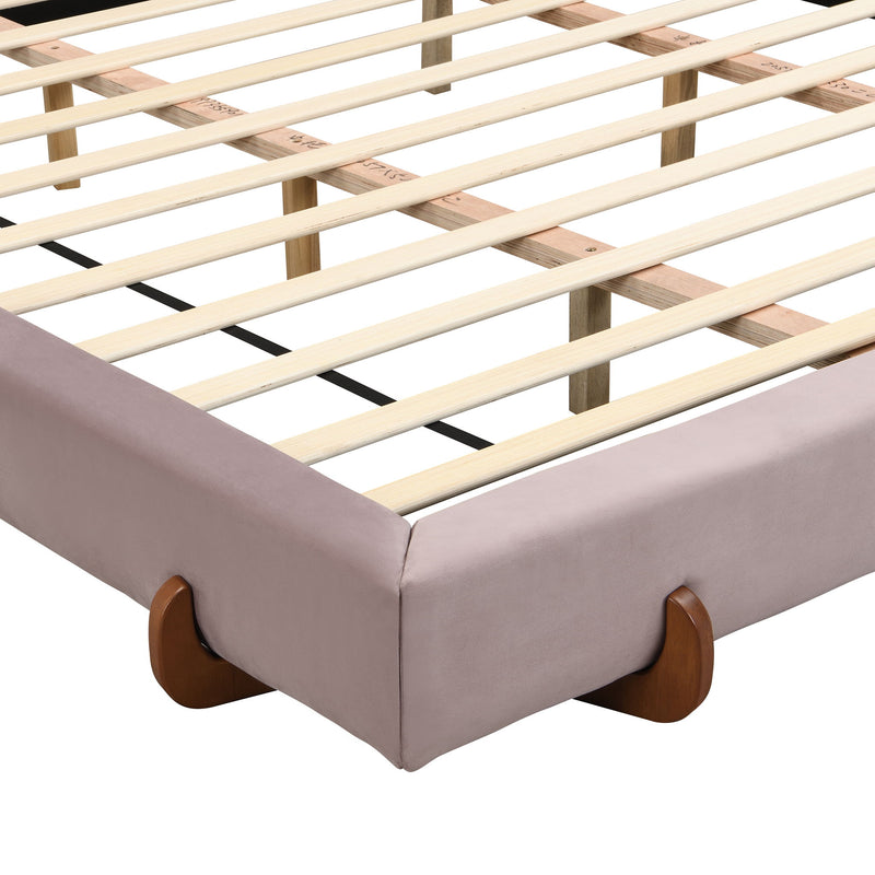Elegant Upholstered Bed Frame