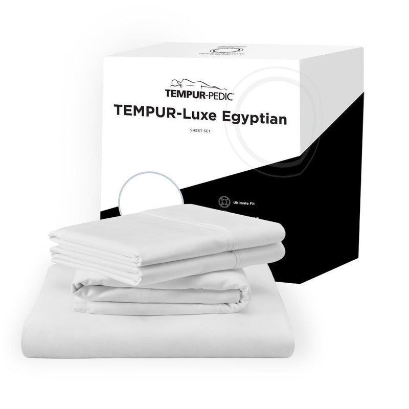 Linens - Tempur Luxe Egyptian Cotton Sheet Set - White