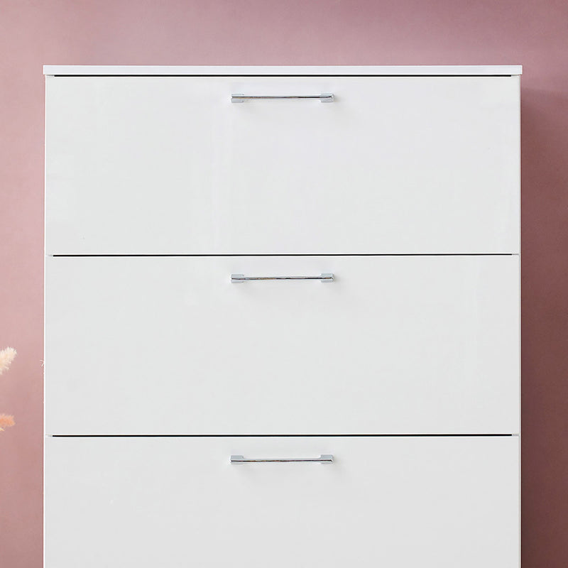 Bliss - Glossy 4 Drawer Jumbo Chest With Extra Deep Storage