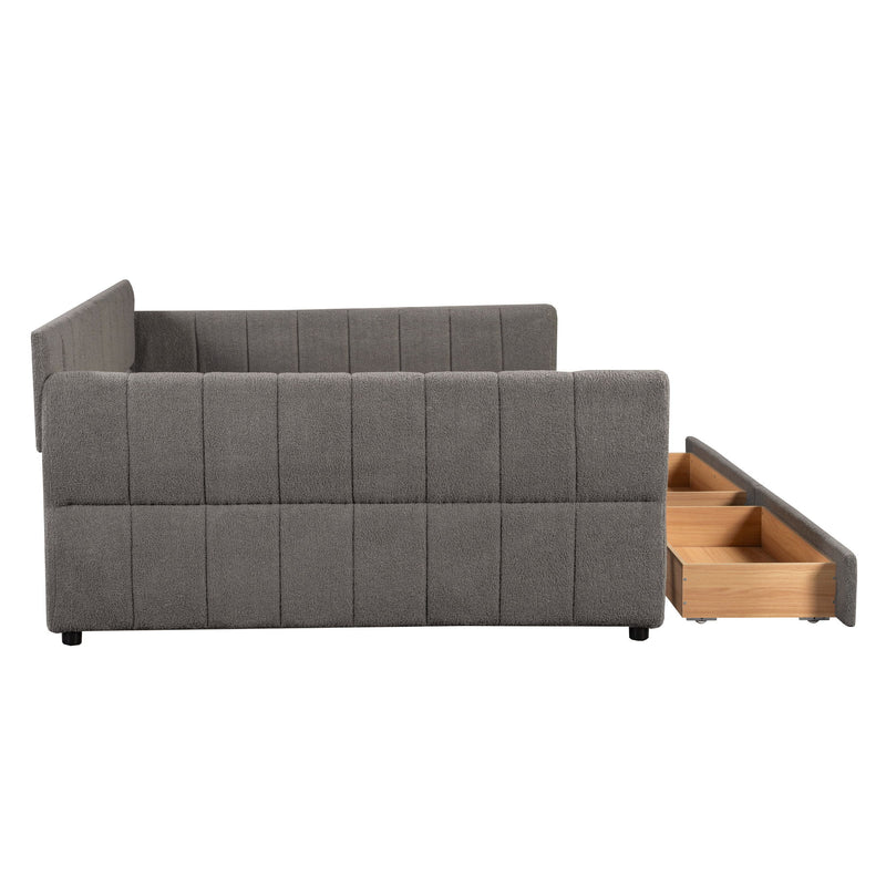 Upholstered Platform Bed With USB Charging