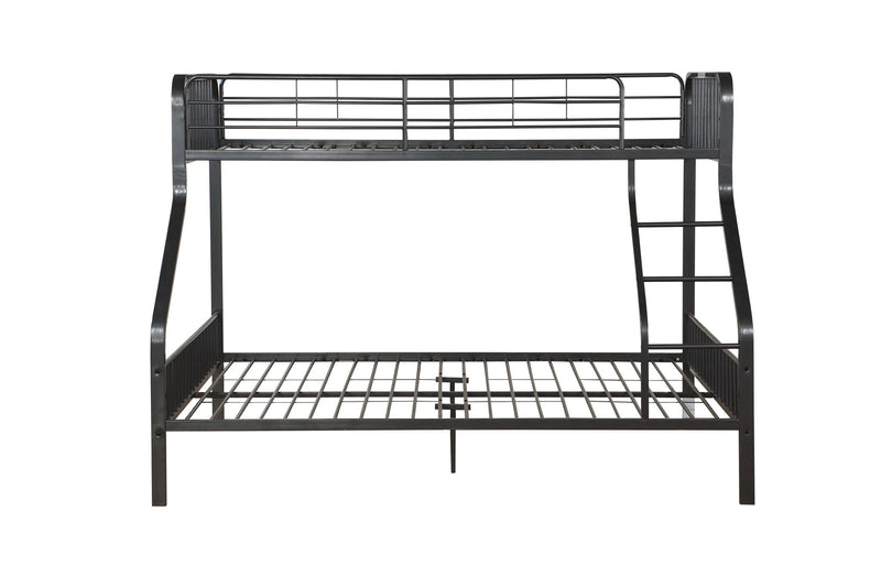 Caius - Twin Long Queen Bunk Bed - Gunmetal
