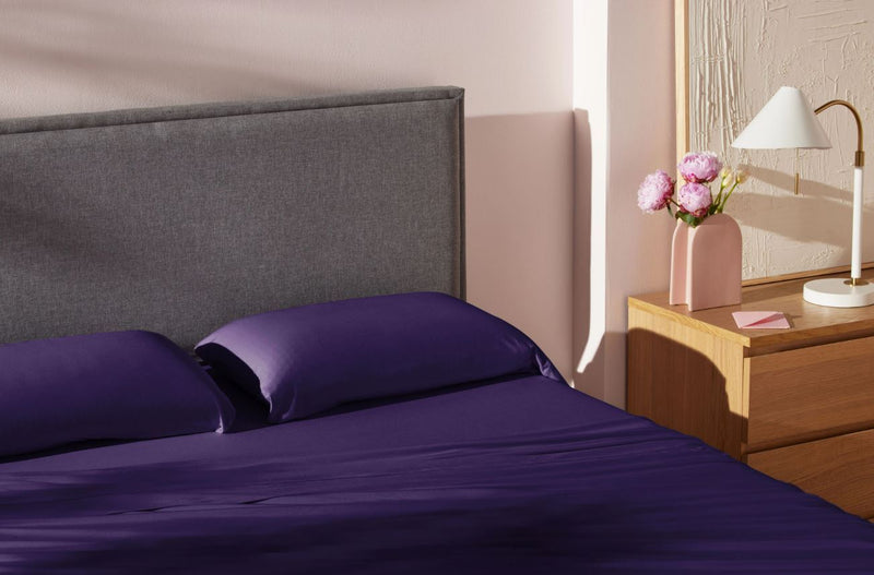 Purple SoftStretch Sheet Set