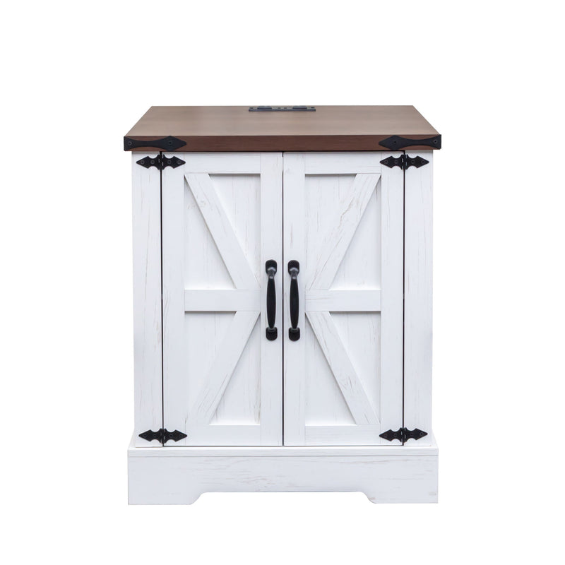 Nightstand With Adjustable Shelf
