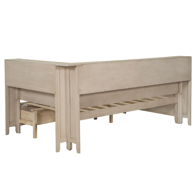 Daybed With Storage Shelves