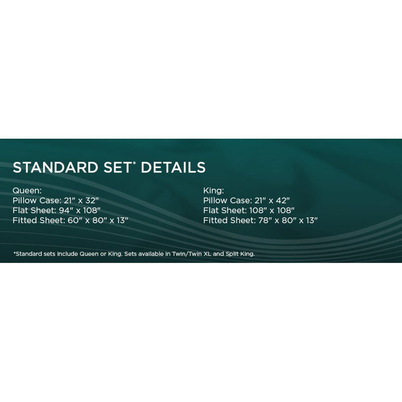 Tempur-Adapt - Tempur-Adapt Luxe Egyptian Cotton Sheets - White